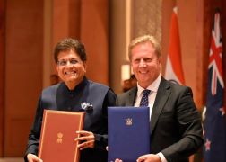 India and New Zealand signed a historic Free Trade Agreement